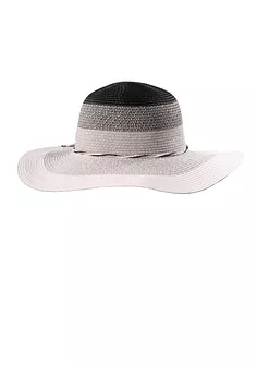 Шляпа плетеная с тесьмой